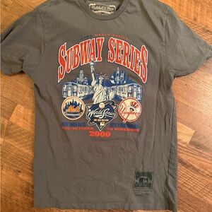 Mitchell & Ness Gray Subway Series Tee